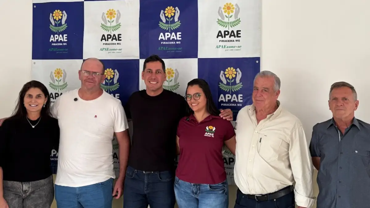 Mais investimento em APAEs: Lucas Lasmar garante R$100 mil para a APAE de Piracema